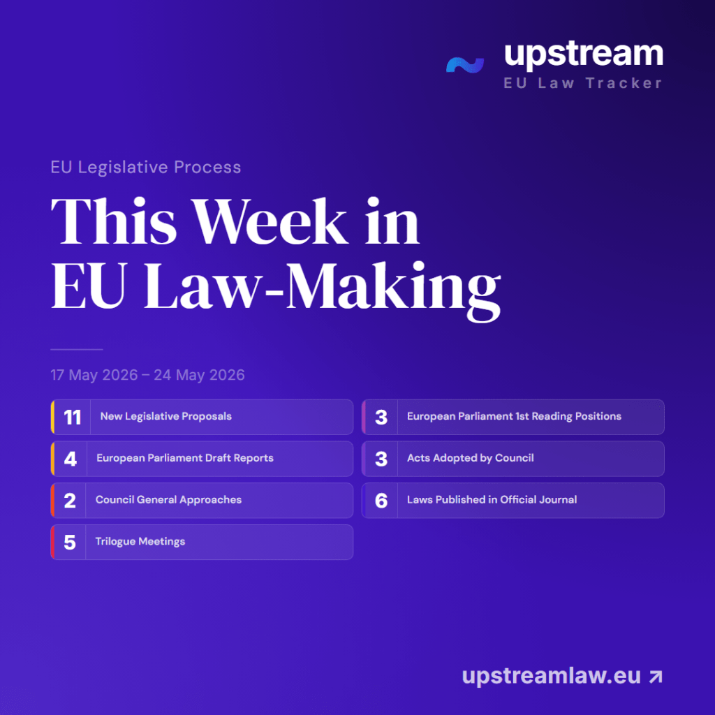 EU law-making update #17