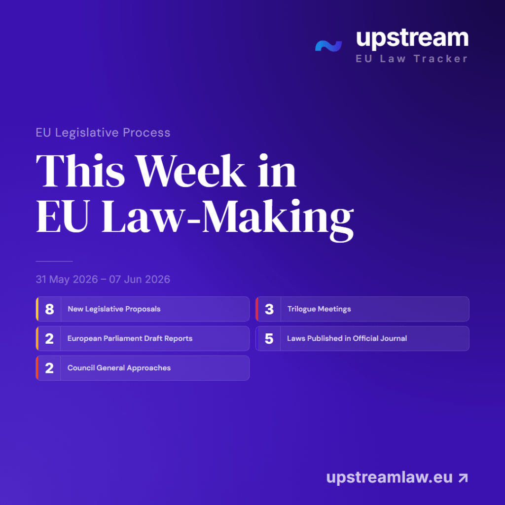 EU law-making update #18