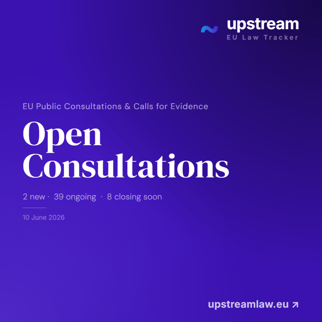EU consultations update #2